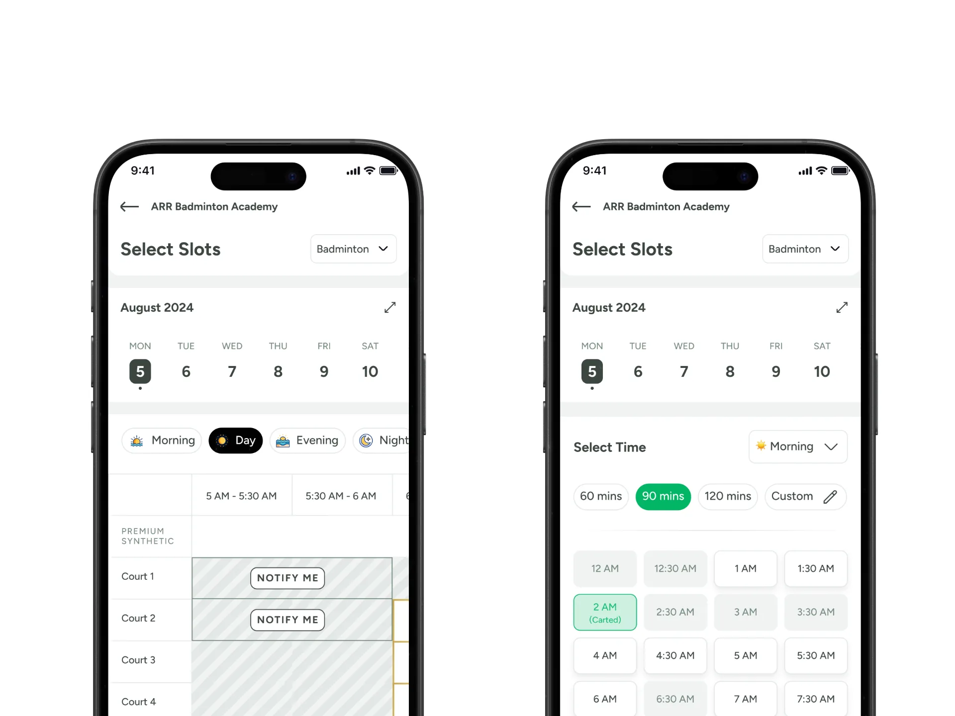 Design explorations — different approaches to simplify slot comparison